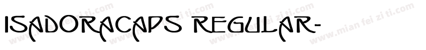 IsadoraCaps Regular字体转换